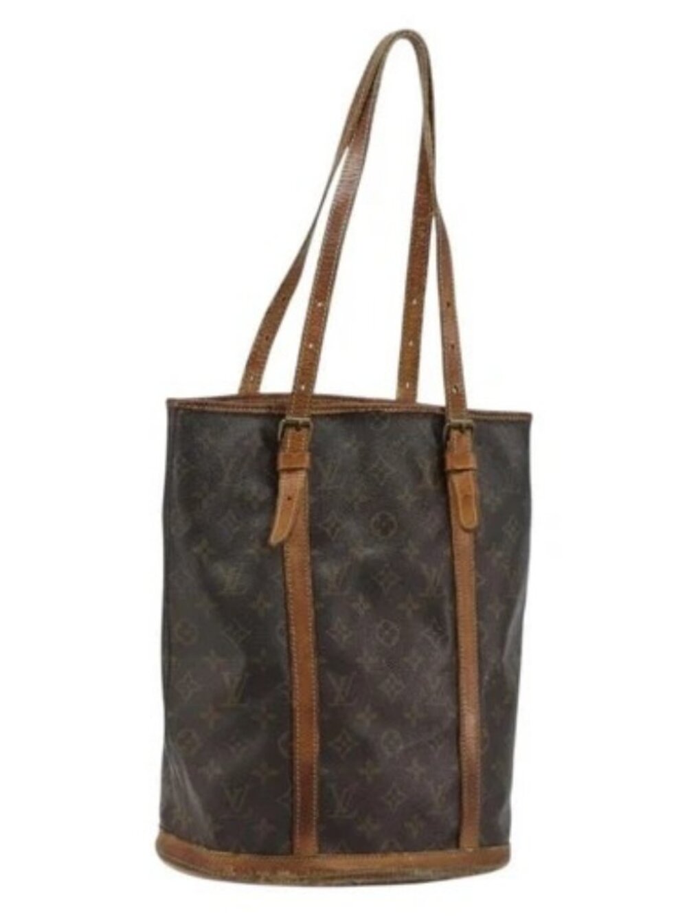 LOUIS VUITTON Monogram Bucket GM Shoulder Bag M42236 LV Auth bs34280